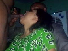 Desi bengali bhabi sucking hubbys cock